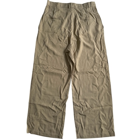 Reformation Mason Pants Twill Pleated Trouser Sz 10 Minimalist Office Capsule - Picture 12 of 14